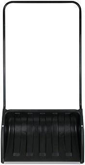 Скрепер для уборки снега пластиковый металлическая ручка 700x465x1360мм КУРС 68135