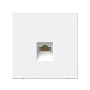 Розетка компьютерная ArtGallery RJ45 кат.5E механизм бел. SE GAL000183