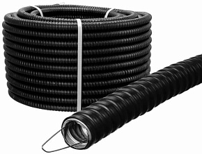 Металлорукав в ПВХ изоляции Р3-ЦПнг 20 черн. (уп.50м) TOKOV ELECTRIC TKE-MR-PVC-20-50-C05