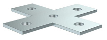 Пластина для STRUT-профиля соединительная X-образ. EZ IEK CLM50D-PXS-136-40